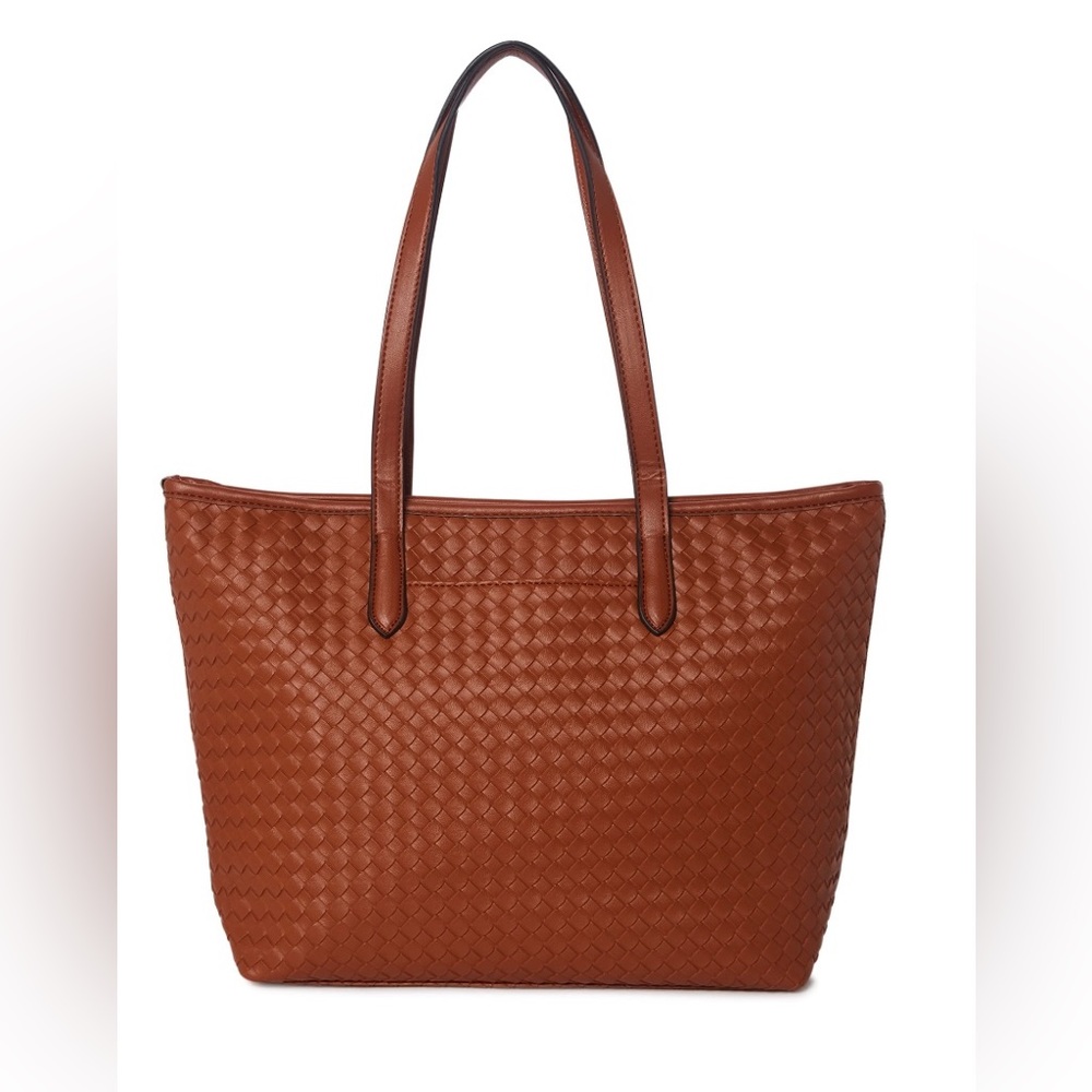 Time and Tru Women's 3-Piece Handbag Set Woven Cognac
Color: Cognac Woven Brown - Picture 3 of 8